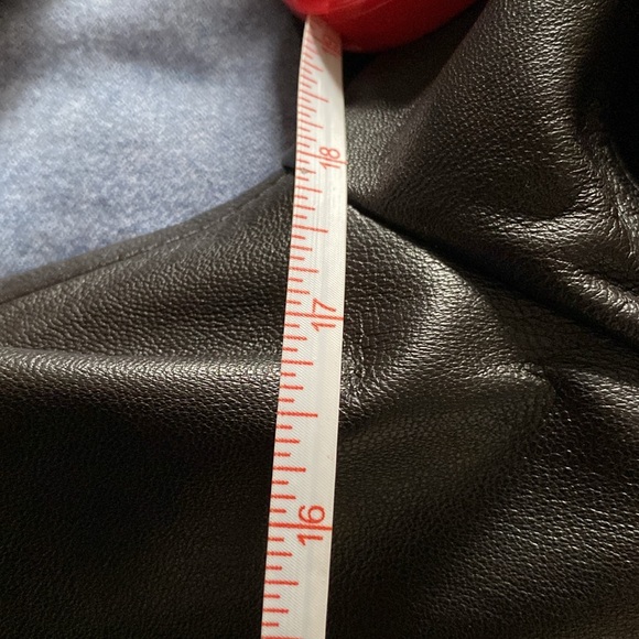 Hardly worn Brown leather jacket - Picture 10 of 10